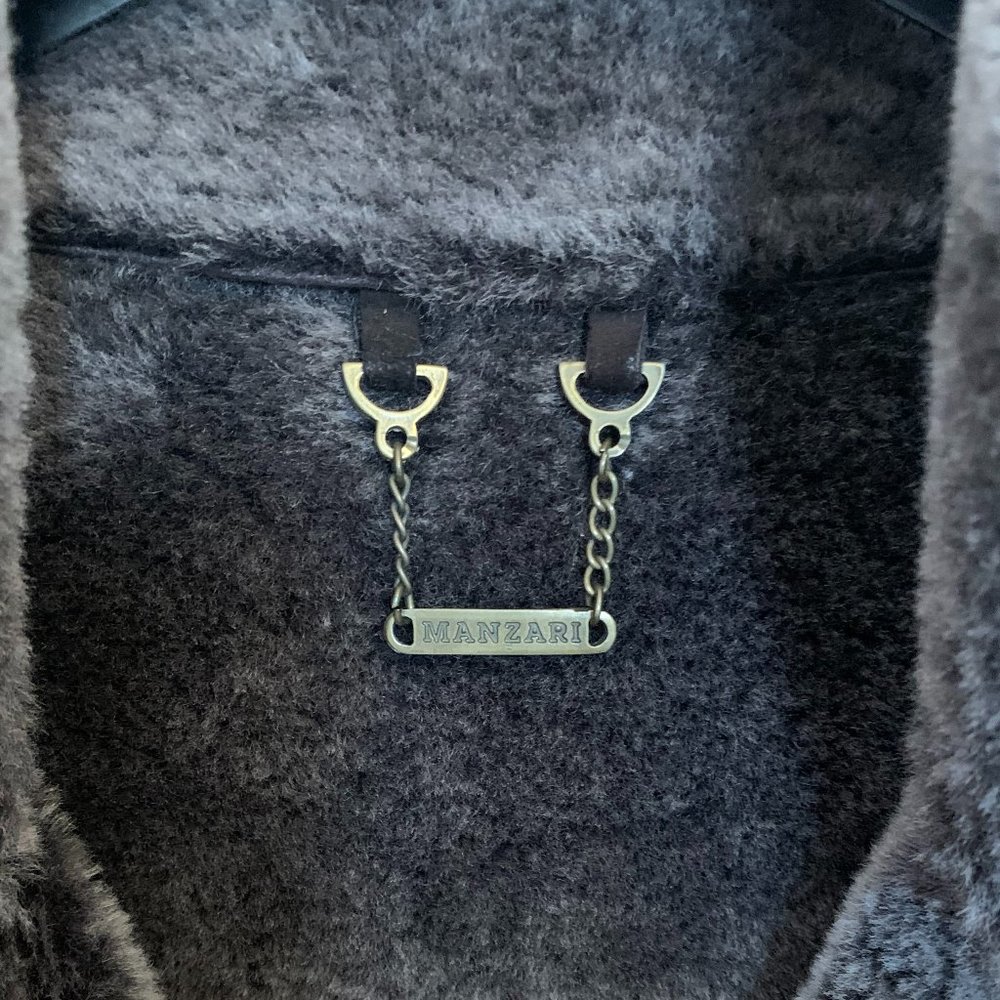 Manzari Shearling Full Length Coat - Picture 8 of 8
